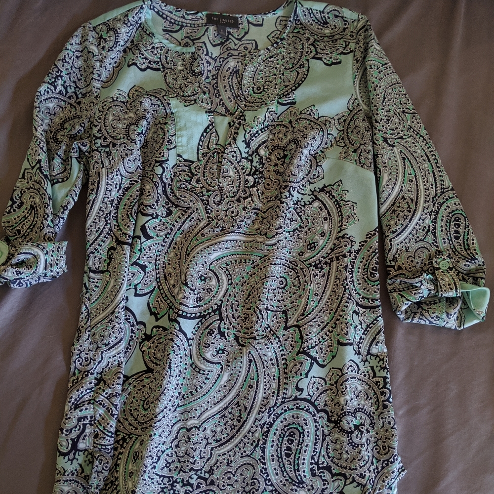The Limited Paisley Blouse